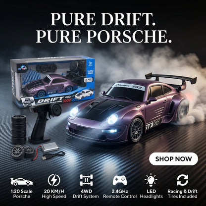 1:20 Scale  4WD Porsche RC Drift Car