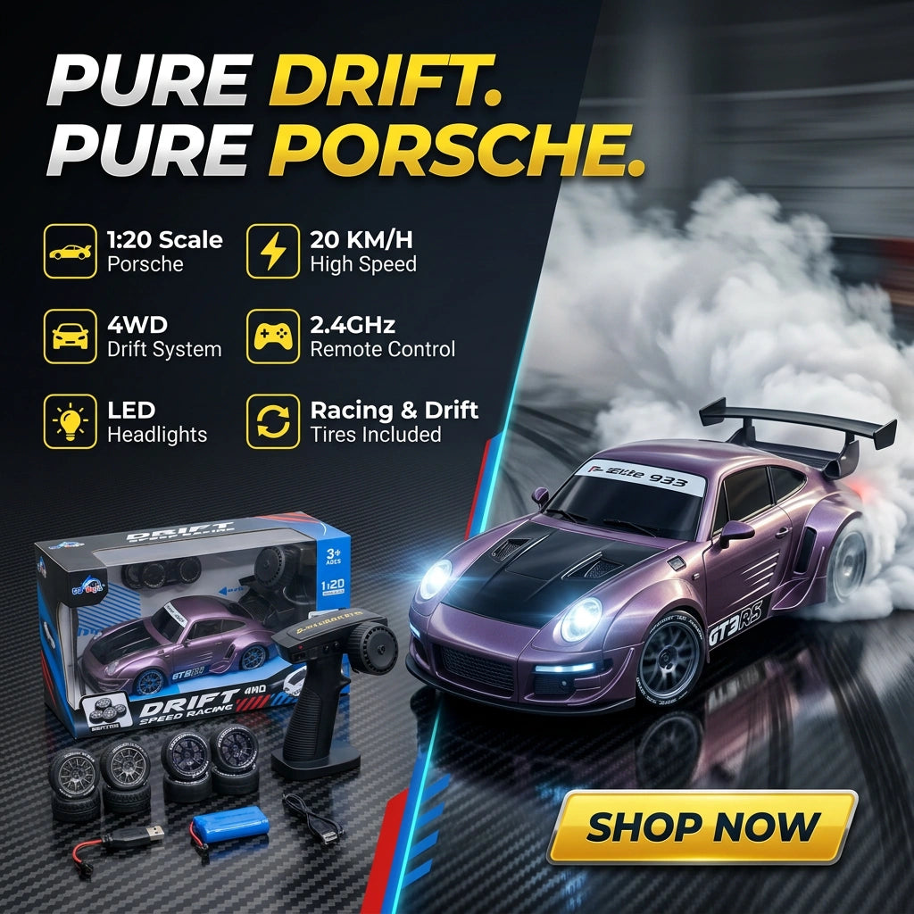 1:20 Scale  4WD Porsche RC Drift Car
