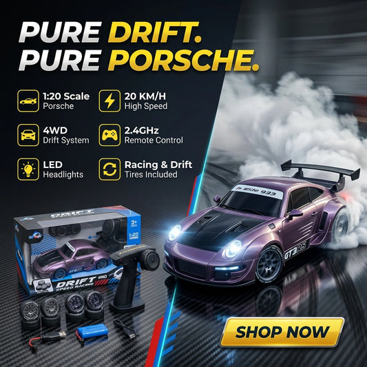 1:20 Scale  4WD Porsche RC Drift Car