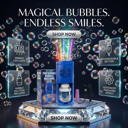 Fireworks Bubble Machine