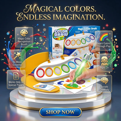 Magical Paint Brush Coloring Kit