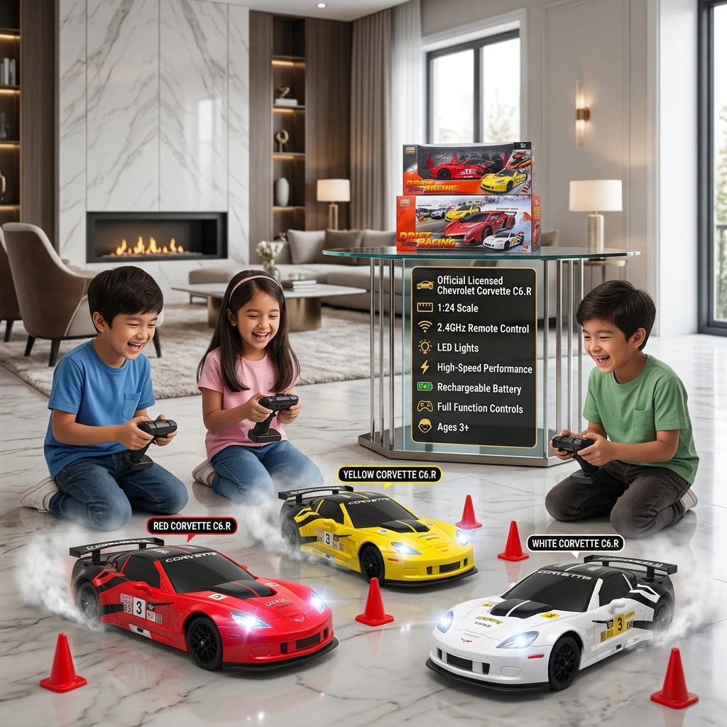 1:18 RC Licensed Chevrolet Corvette GTS Drift Car