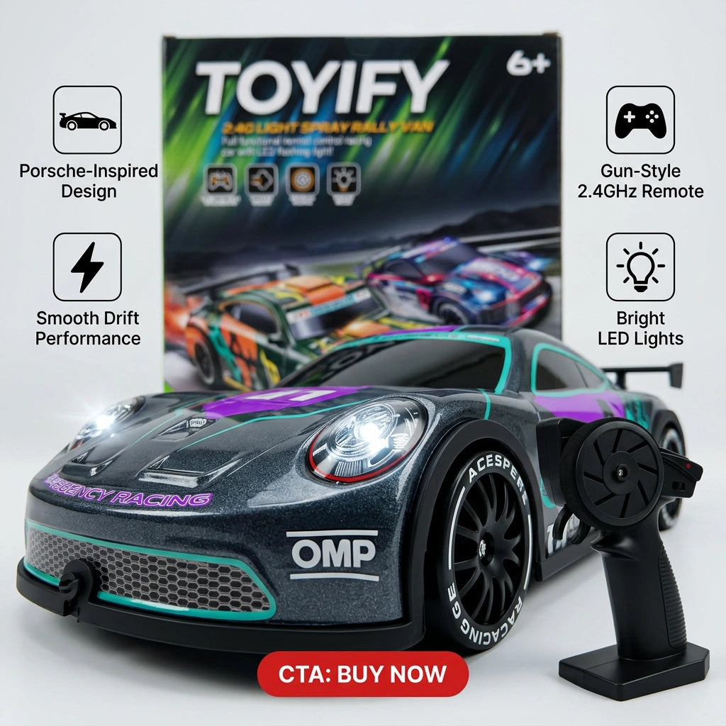 1:22 RC Porsche Vagrant Drift Car With Lights