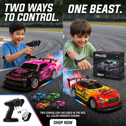 Remote Control 4WD Beast Car With Smoke Spray | High Speed Drift 4 Wheel Drive RC Car