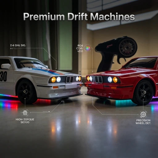 1:16 BMW M3 E30 RC Drift Car 30Km/h 2.4G 4WD Remote Control