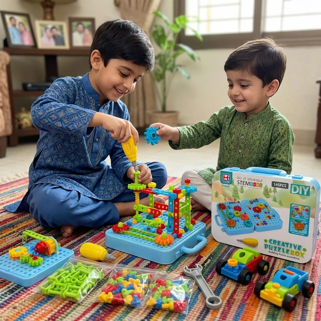 Creative puzzle box (145 Pcs)