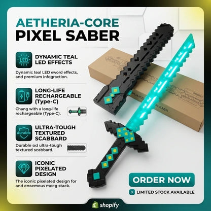 Minecraft LED Diamond Sword
