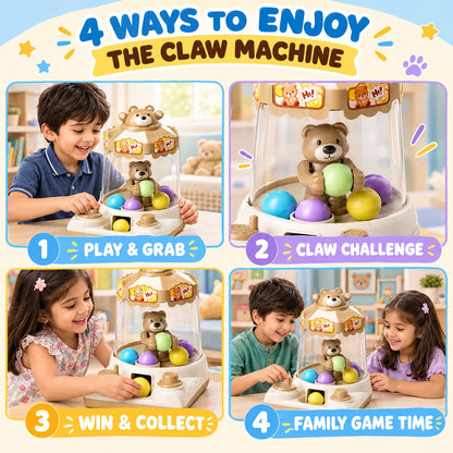 Bear Claw Machine Toy For Kids