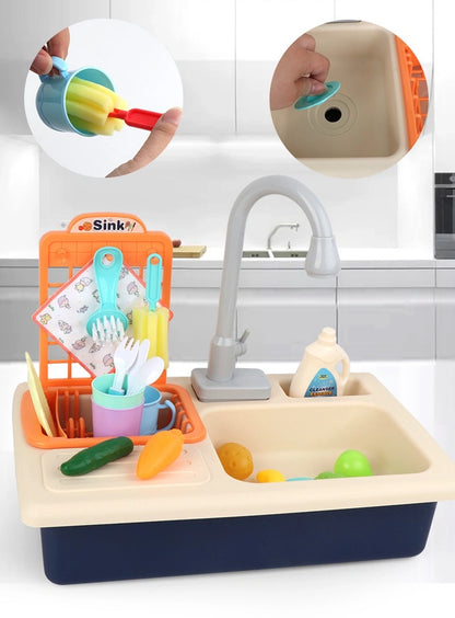 Electric Kitchen Sink Toy for Kids