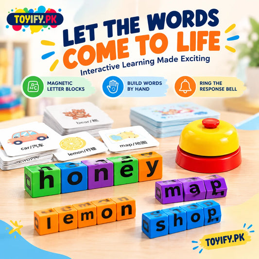 Magnetic Word Building Game