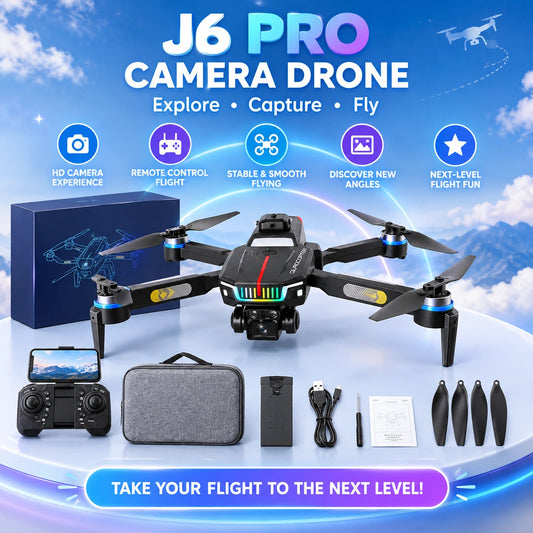 J6 Pro Foldable Camera Drone