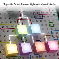 30Pcs Touch Light-Up Magnetic Building Blocks