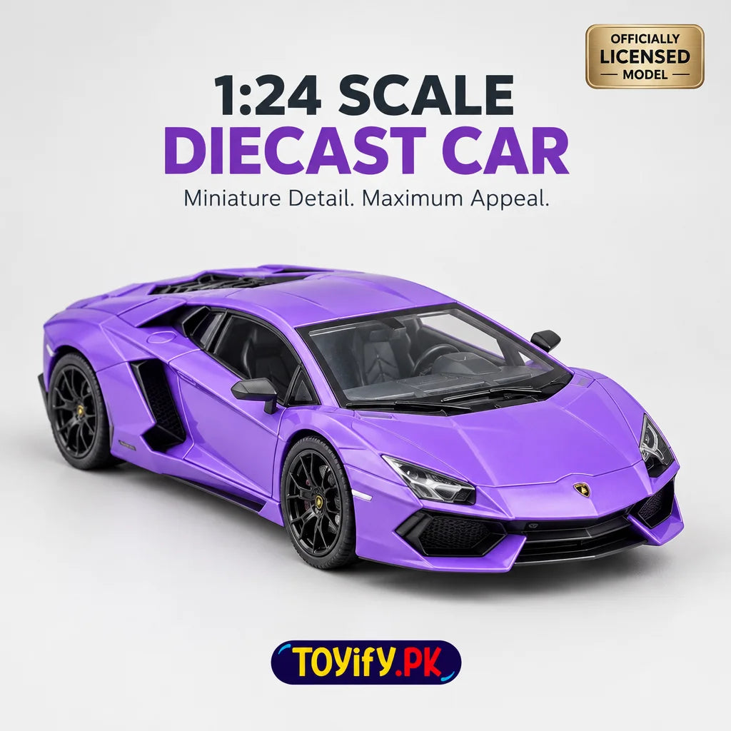 1:24 Diecast Lamborghini Revuelto Official Licensed Model Car