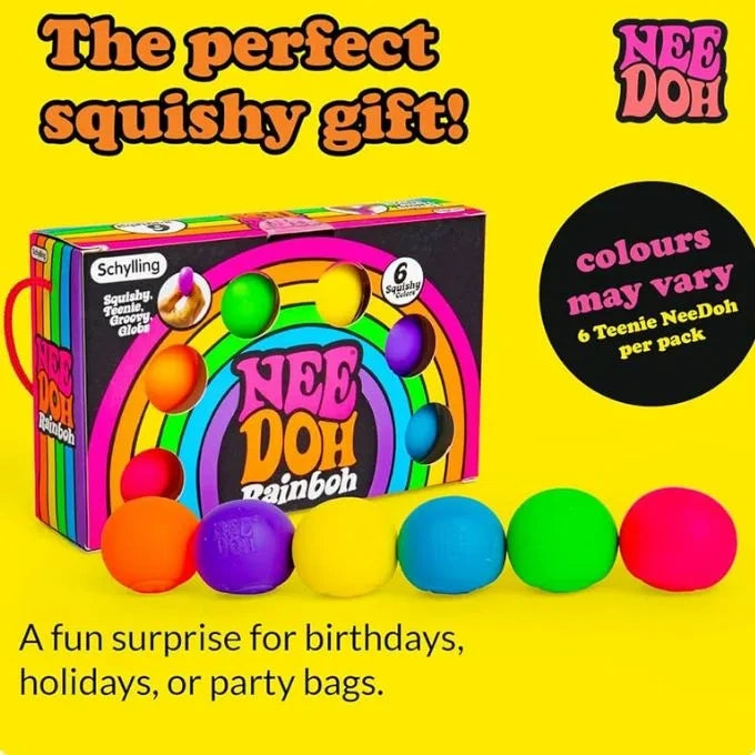 NeeDoh Nice Cube Squishy Ball Set (6PCS)