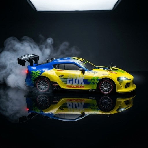 RC Supra MK4 Mini Drift Car 1:18 Scale with Drift Tires & Smoke Effect