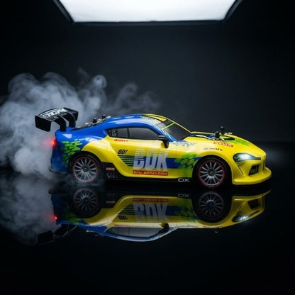 RC Supra MK4 Mini Drift Car 1:18 Scale with Drift Tires & Smoke Effect