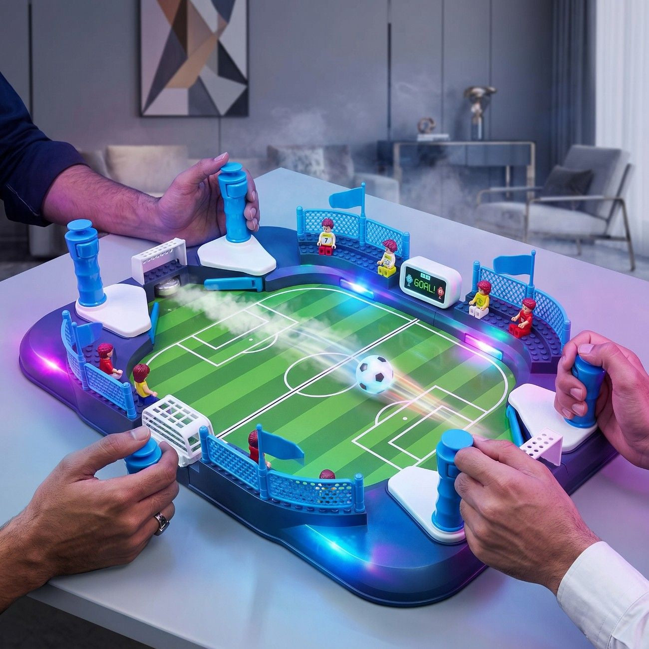 Football Arena Tabletop Battle Game – Two Player Interactive Family Fun Game