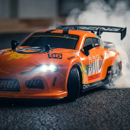 RC Supra MK4 Mini Drift Car 1:18 Scale with Drift Tires & Smoke Effect