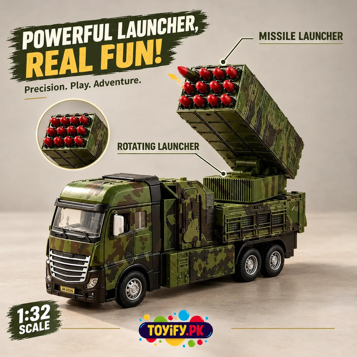 Remote Control Missile Truck