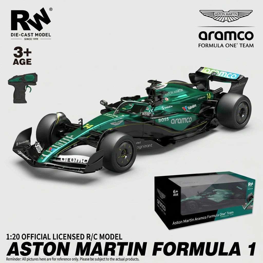 1:20 RC Aston Martin Formula One Car – Official Licensed Remote Control F1 Racing Car