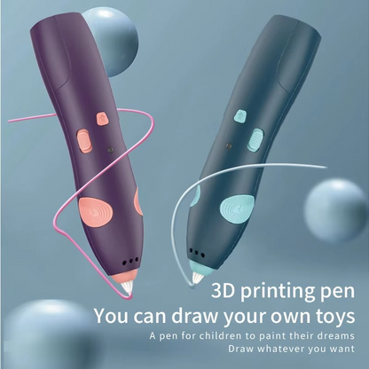 3D Pen for Kids – Safe & Easy DIY Drawing Tool with Colorful Filaments