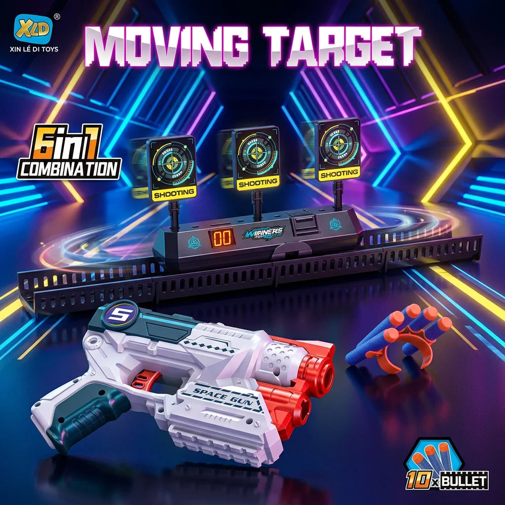 Moving Target 6-in-1 Shooting Game Set