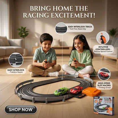 Soba Slot Racing Track Set – Electric Slot Car Racing Toy for Kids