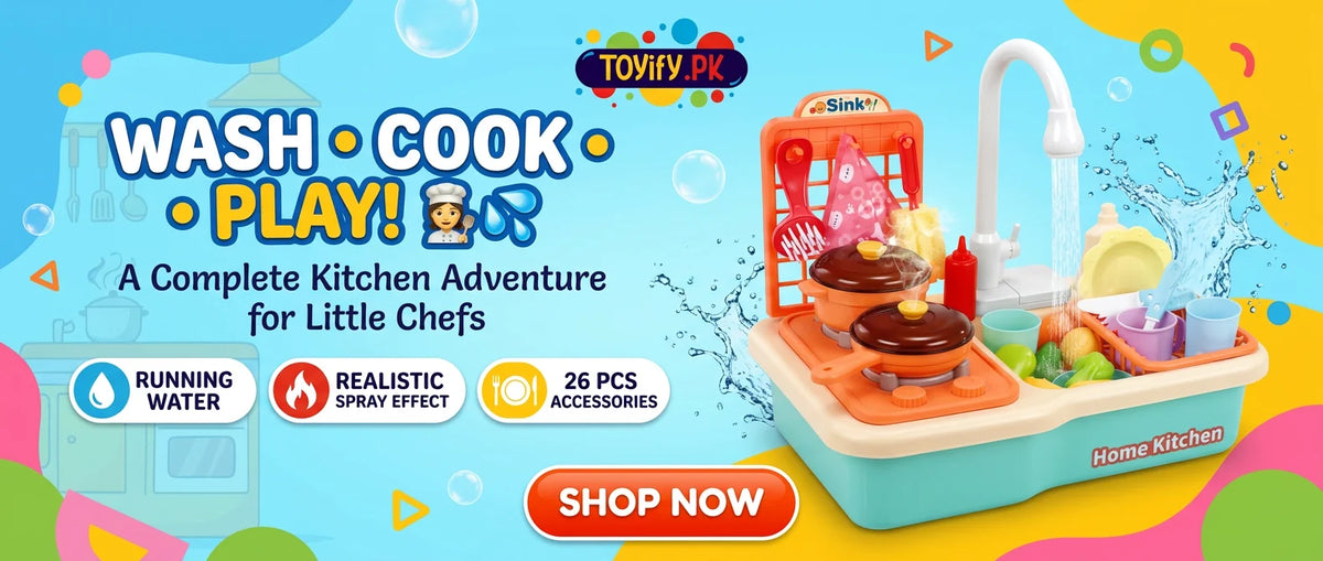 Electric Kitchen Sink Toy for Kids