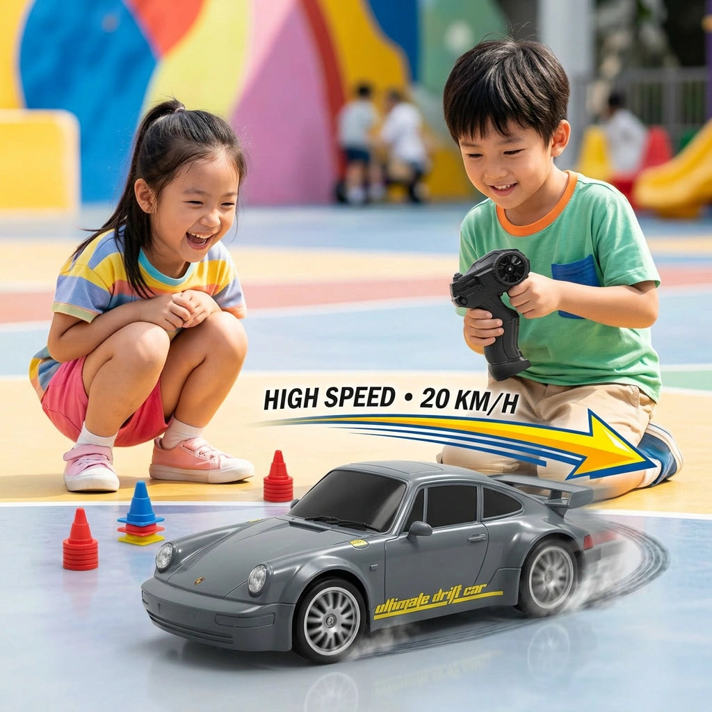 Porsche 911 1:24 Scale High-Speed 4WD RC Drift Car 20KMH