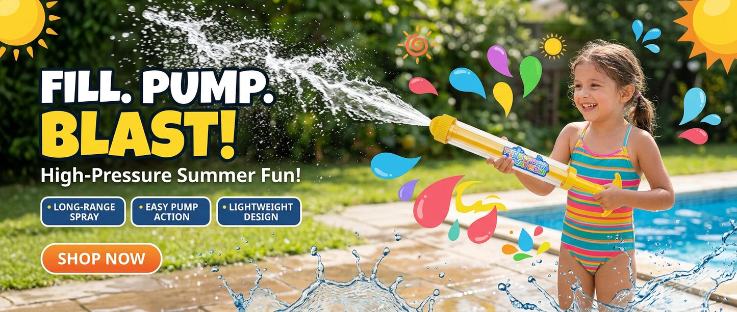 High Pressure Water Blaster Gun for Kids
