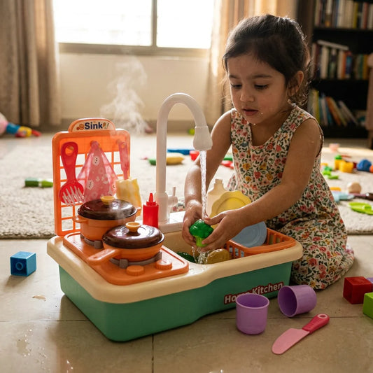 Electric Kitchen Sink Toy for Kids