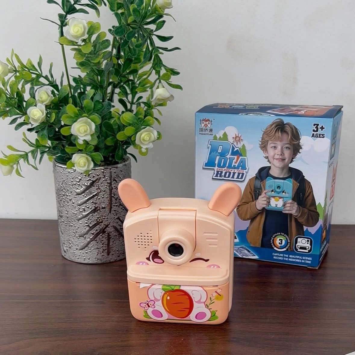 2‑In‑1 Polaroid Pocket Dual Camera & Instant Color Printer