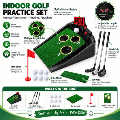Indoor Golf Practice Set