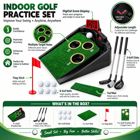 Indoor Golf Practice Set