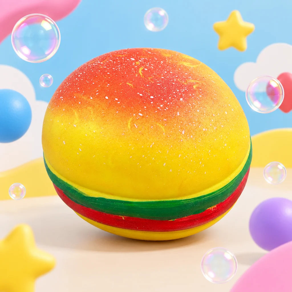 Big Burger Stress Relief Fidget Squeeshy