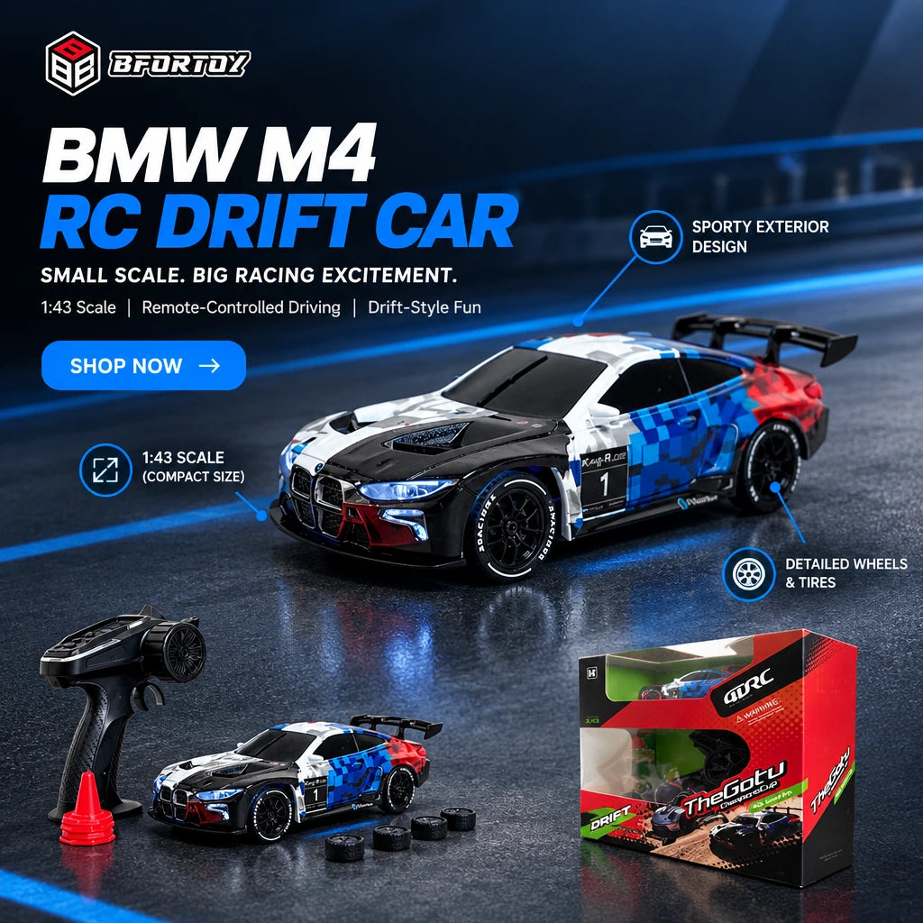 1:43 BMW M4 RC Drift Car