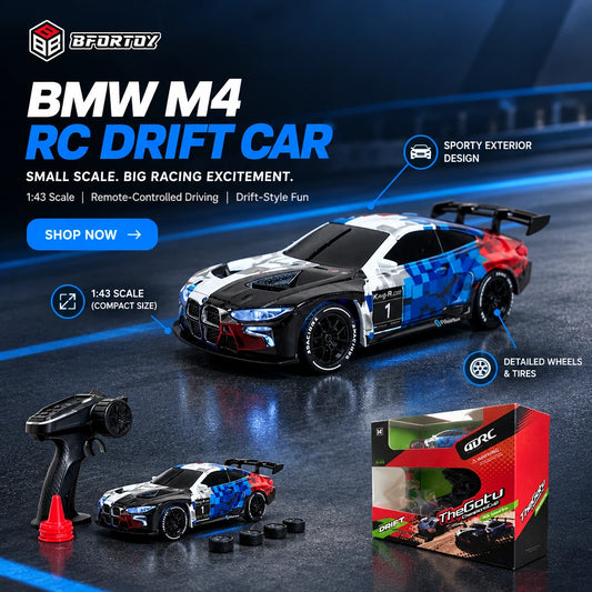 1:43 BMW M4 RC Drift Car