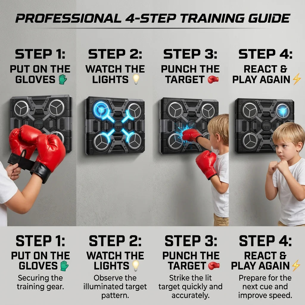 Wall Mounted Boxing Training Machine