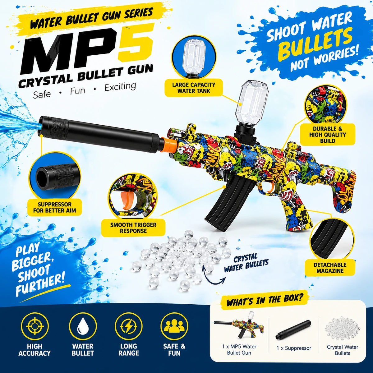MP5 Crystal Bullet Gun