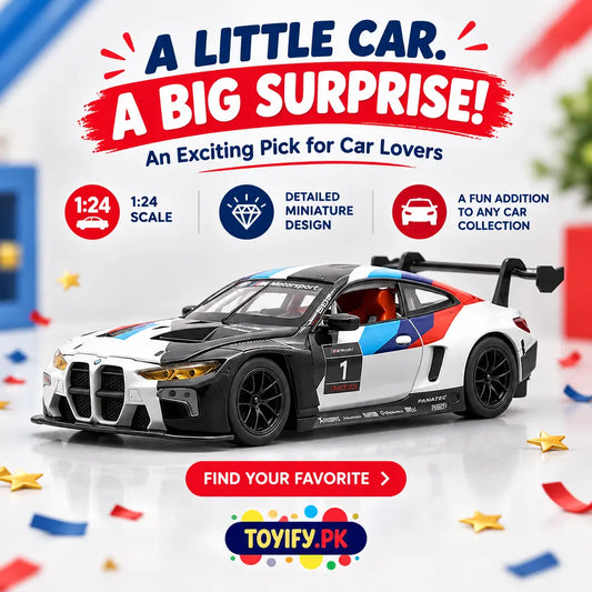 1:24 Scale BMW M4 GT3 Diecast Model Car - Official Licensed