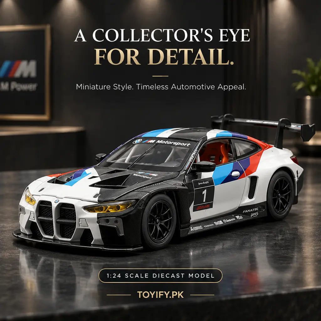 1:24 Scale BMW M4 GT3 Diecast Model Car - Official Licensed