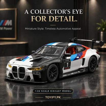 1:24 Scale BMW M4 GT3 Diecast Model Car - Official Licensed