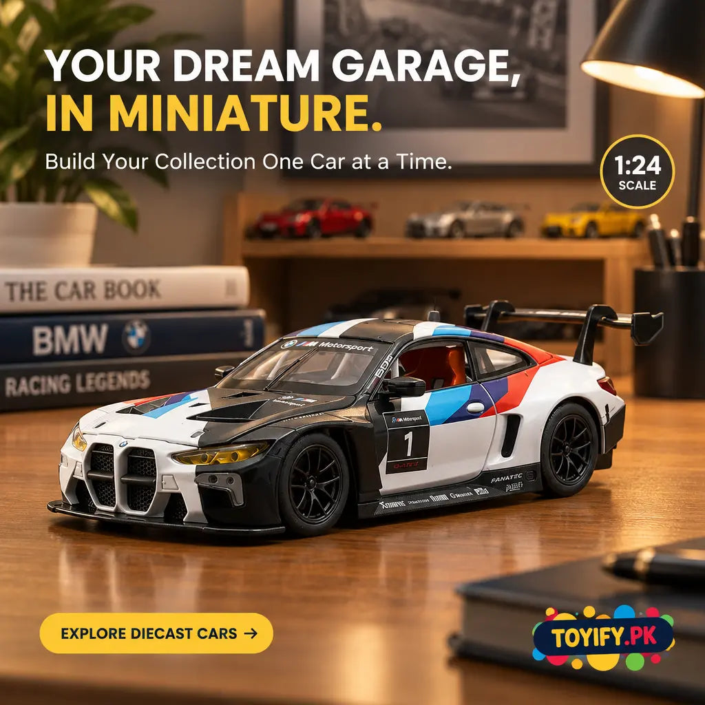 1:24 Scale BMW M4 GT3 Diecast Model Car - Official Licensed