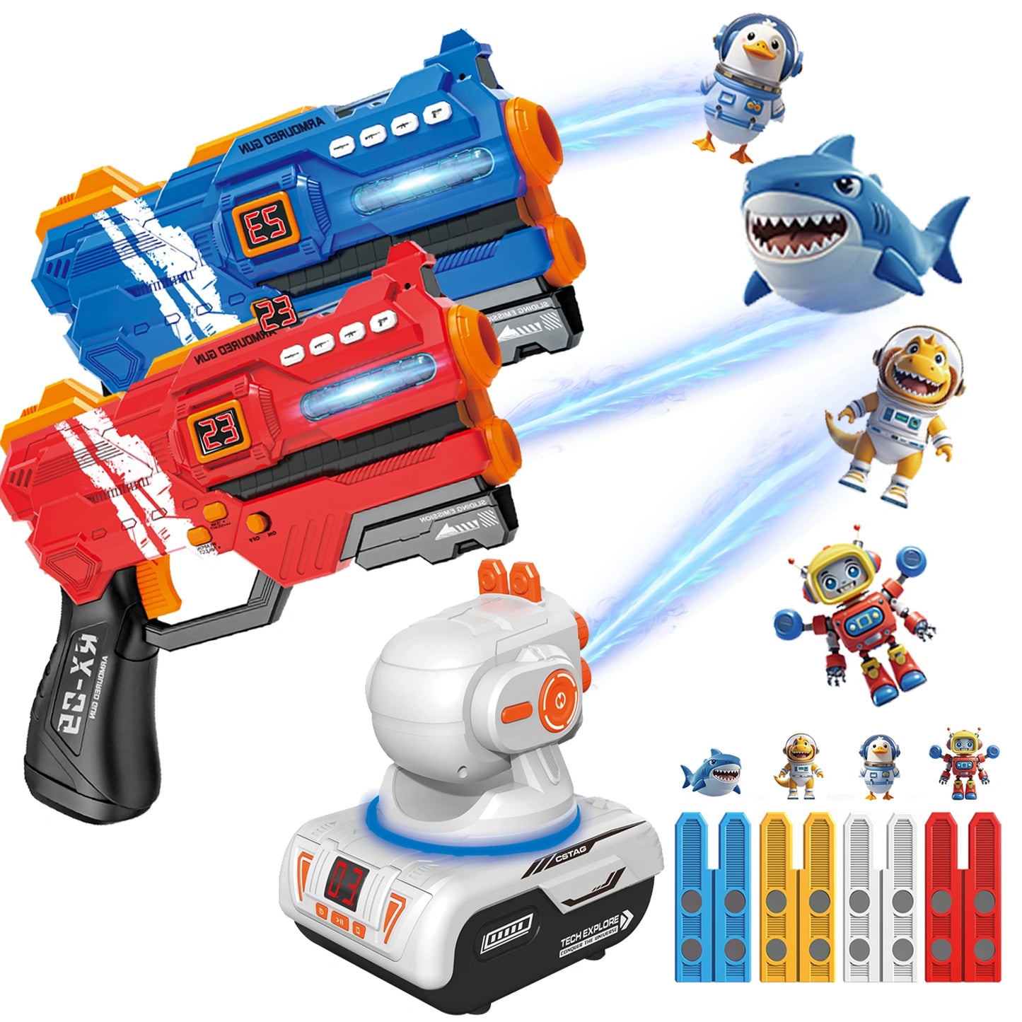 Infrared Laser Tag Gun Projector Shooting Battle Game for Kids | Electronic Shooting Toy