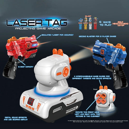 Infrared Laser Tag Gun Projector Shooting Battle Game for Kids | Electronic Shooting Toy