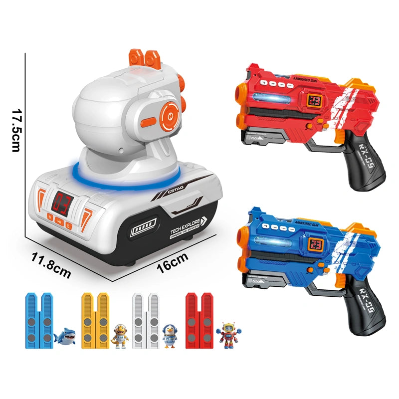 Infrared Laser Tag Gun Projector Shooting Battle Game for Kids | Electronic Shooting Toy