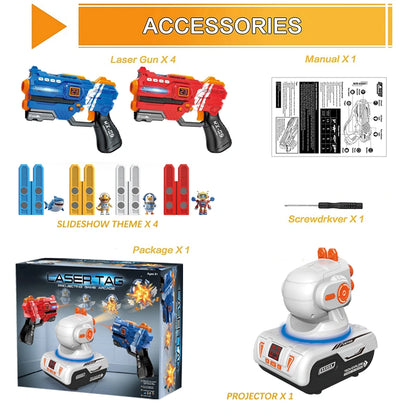 Infrared Laser Tag Gun Projector Shooting Battle Game for Kids | Electronic Shooting Toy