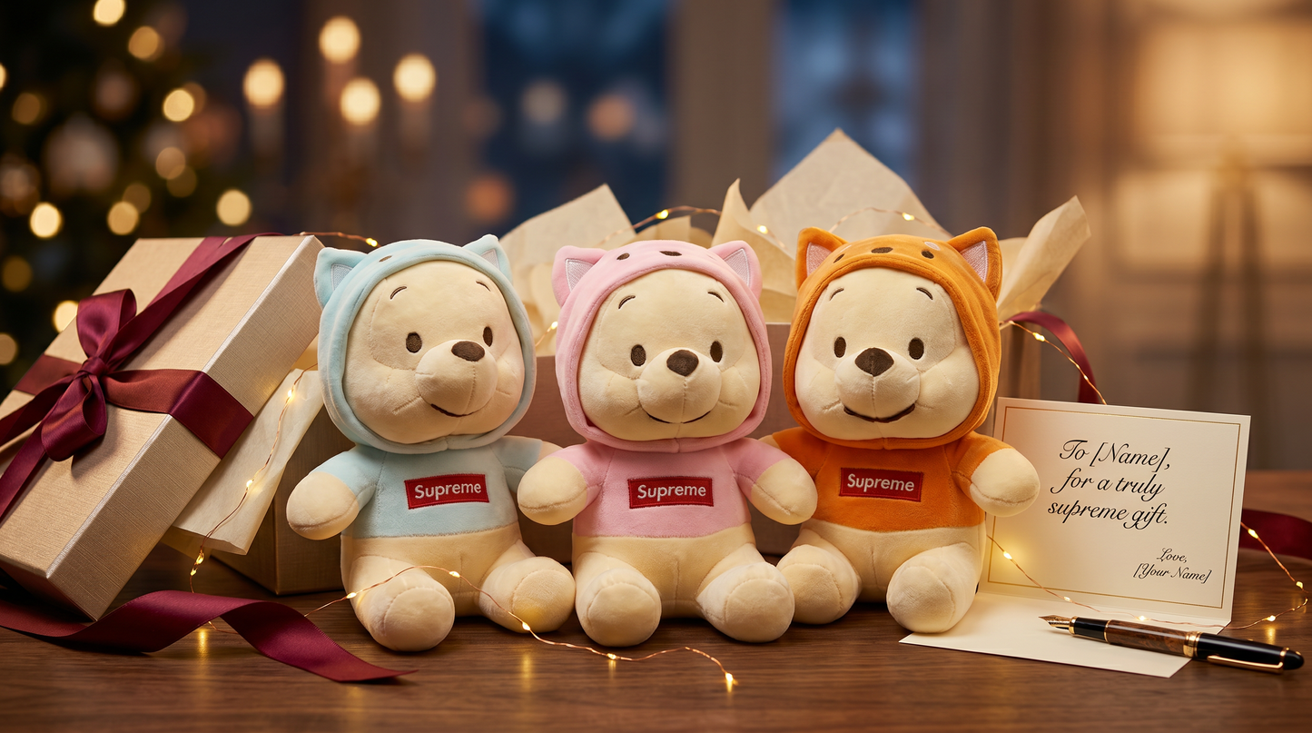 Cute Hoodie Teddy Bear Plush Toy – Soft Stuffed Bear