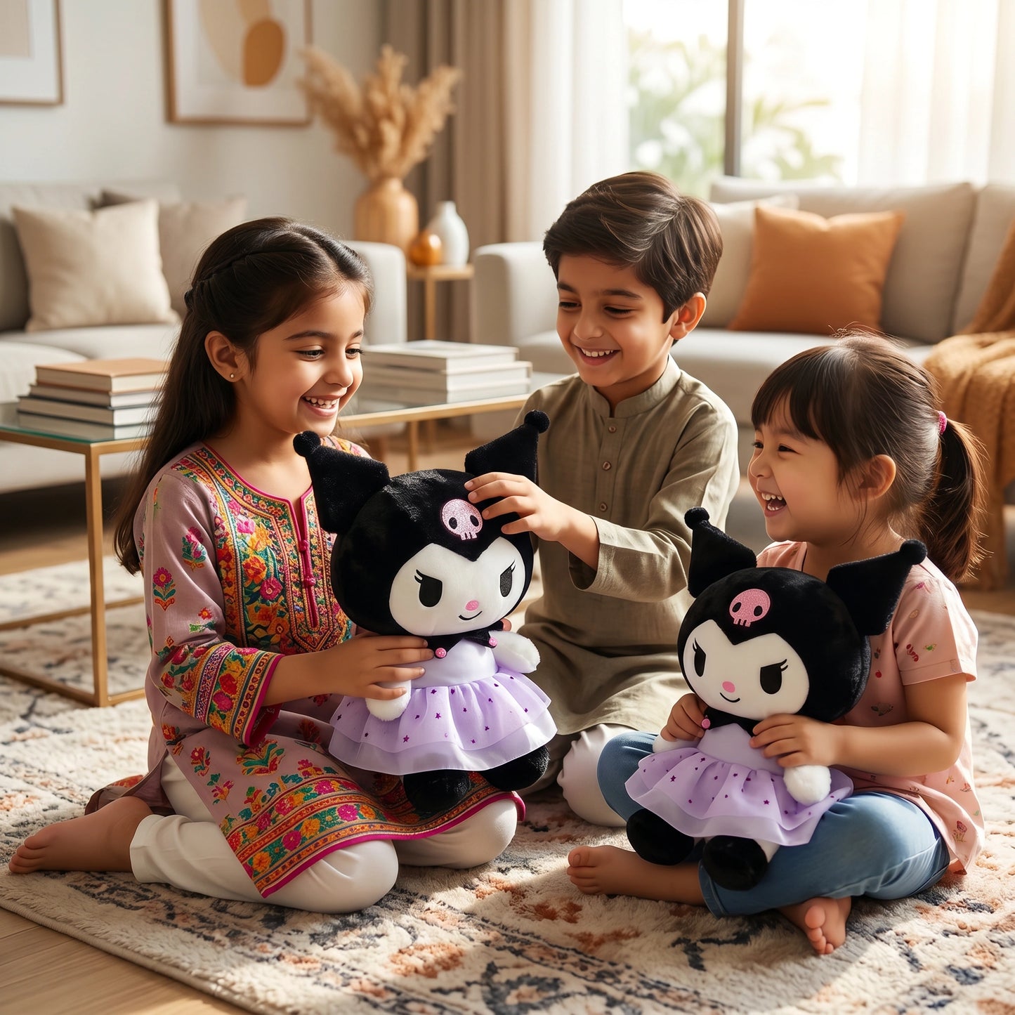 Cute Gothic Princess Plush Doll – Soft Stuffed Character Toy