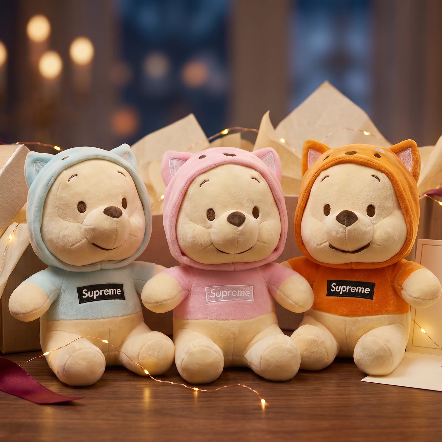 Cute Hoodie Teddy Bear Plush Toy – Soft Stuffed Bear